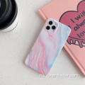 IPhone အတွက် Marbled Silicone TPU ဖုန်း Case